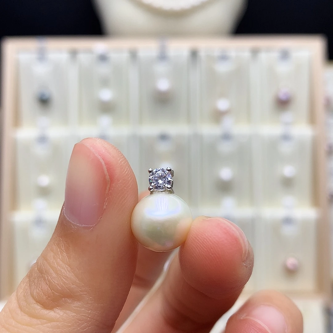 合金淡水珍珠颈饰