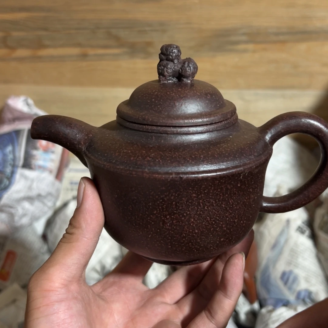 茶壶紫砂老厂紫砂壶一件！