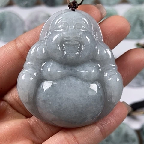 翡翠颈饰未镶嵌大佛福利