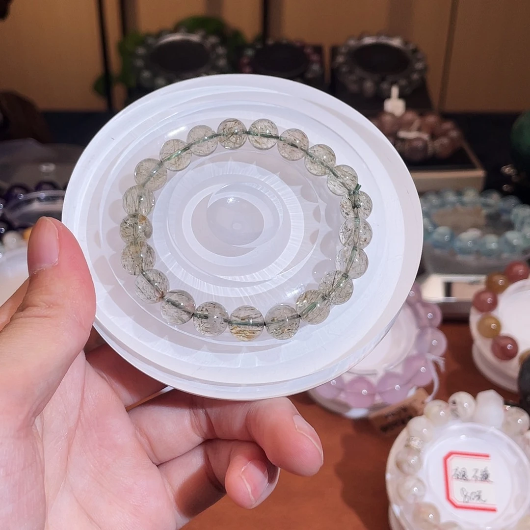 手链未镶嵌水晶绿发晶9咪