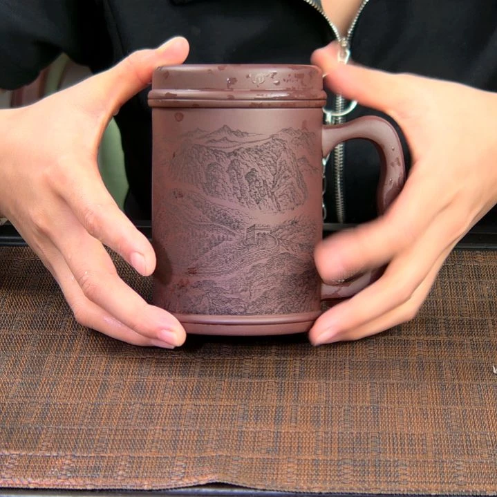 茶杯紫砂高货放漏