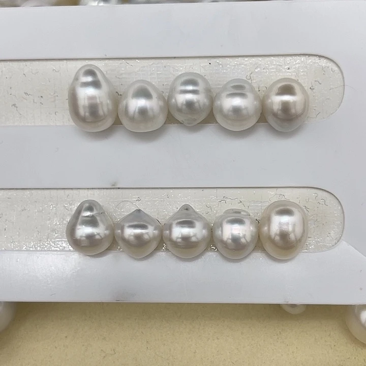 颈饰未镶嵌海水珍珠9-10mm 澳白 100一颗 两颗起挑