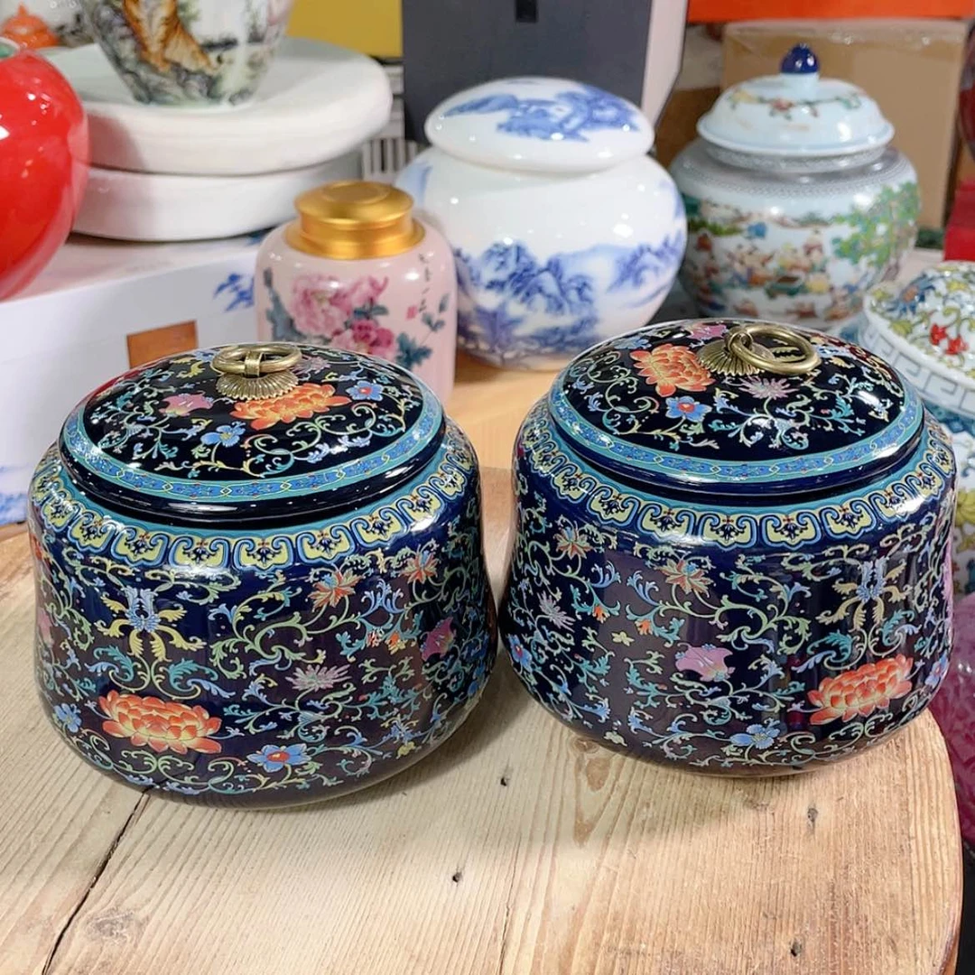 【闪购商品】罐陶瓷茶叶罐密封罐