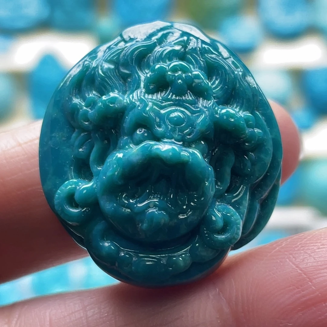 绿松石未镶嵌颈饰卡24-27-13