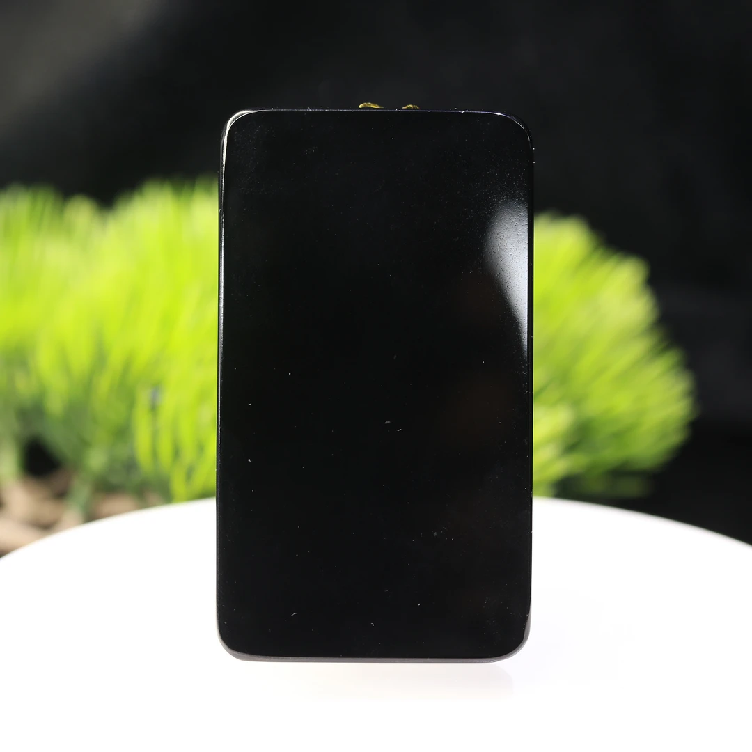 63和田玉墨玉无事牌/800433保利厦门拍卖