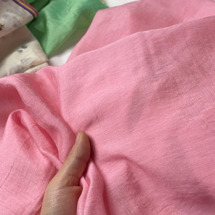 天丝（莱赛尔纤维）浅粉色人鱼姬2米透