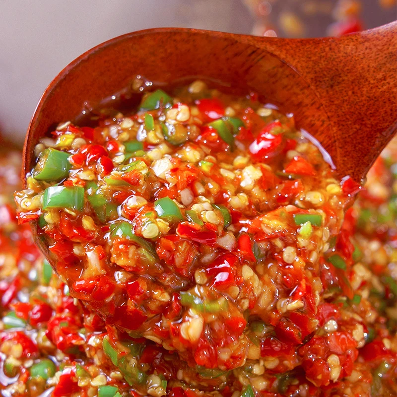江西剁椒酱双椒酱蒜蓉辣椒酱拌面下饭菜酱拌面酱特产玫瑰香辣夫妻