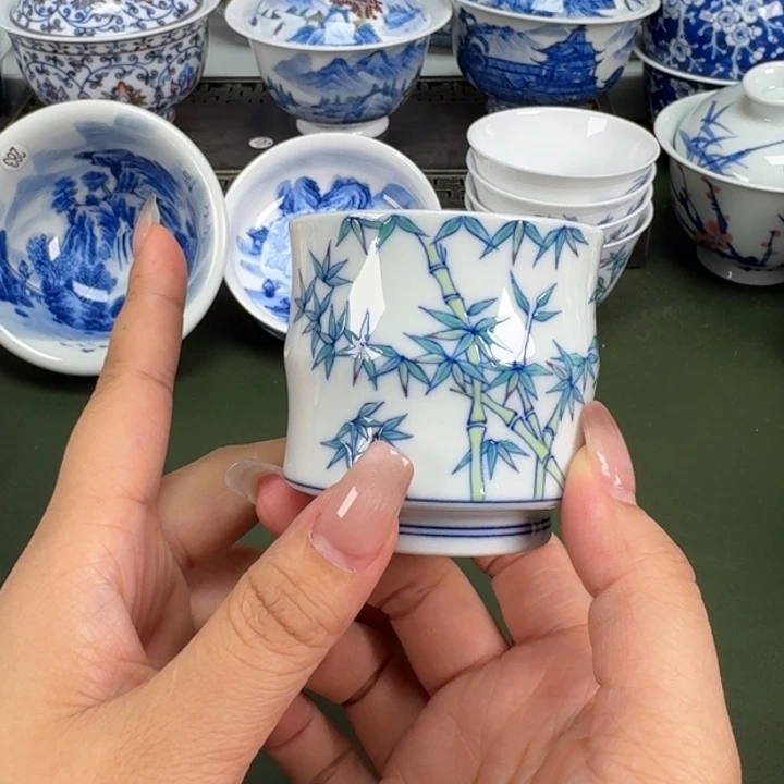 景德镇纯手工手绘茶器蒙蒙