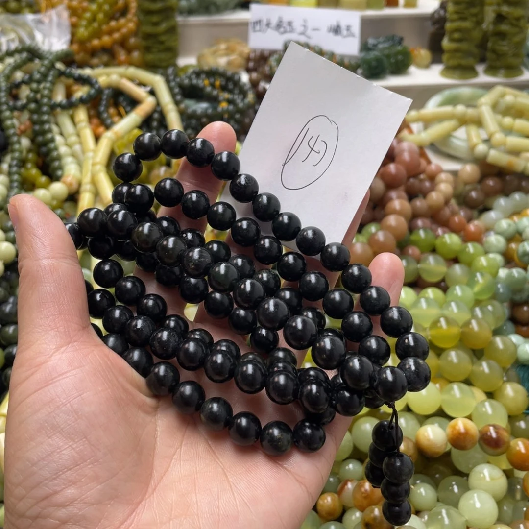 蛇纹石玉手链未镶嵌请****