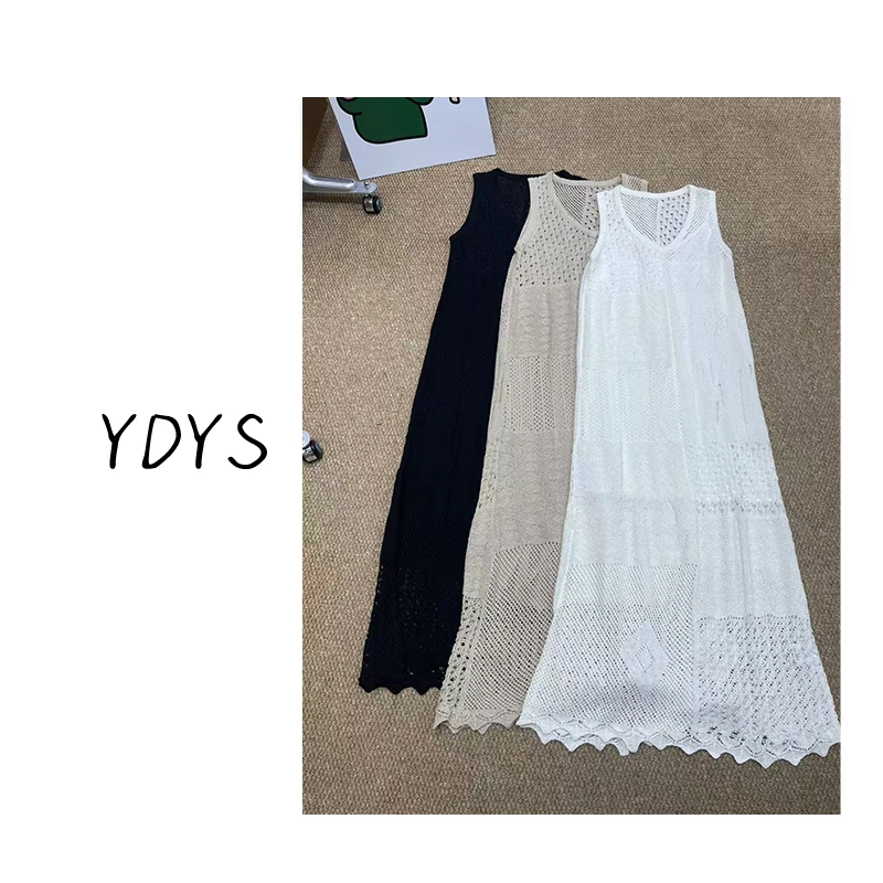 【YDYS】25K00167 2025新款时尚气质小众无袖简约连衣裙
