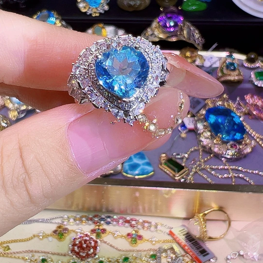 银S925镶嵌托帕托帕石