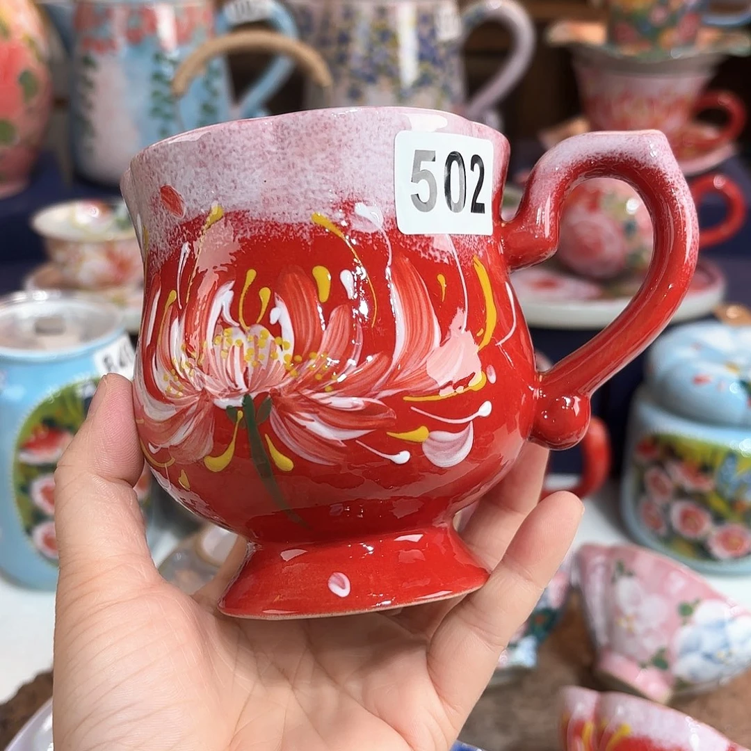 景德镇手绘高温釉下彩陶瓷茶具