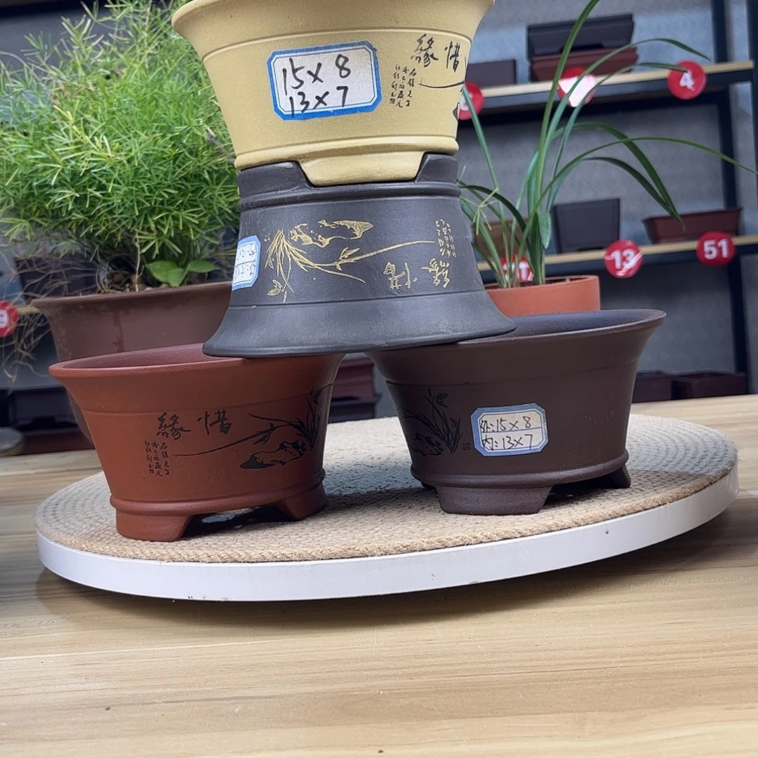 花盆紫砂紫砂花盆