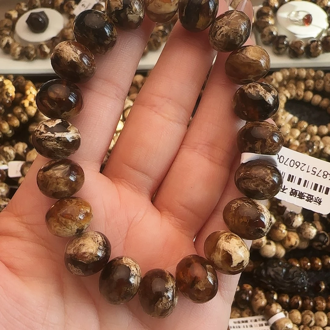 琥珀未镶嵌手链抚顺琥珀