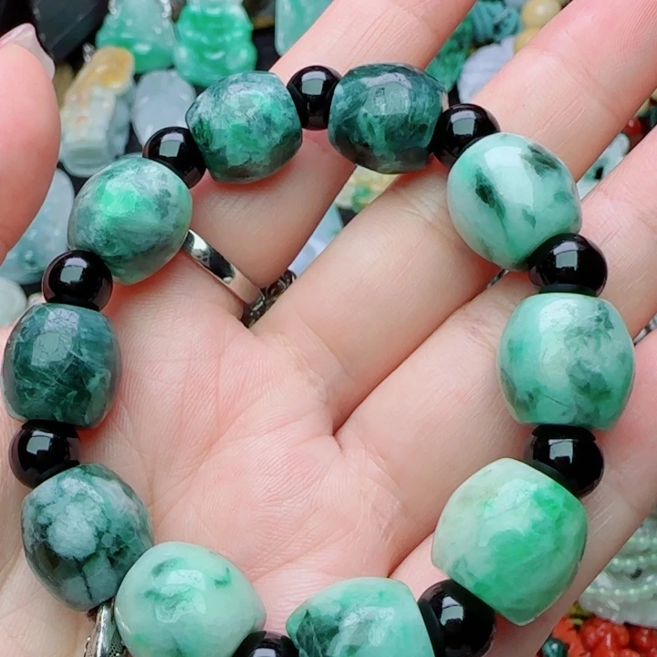 翡翠未镶嵌颈饰天然A货28