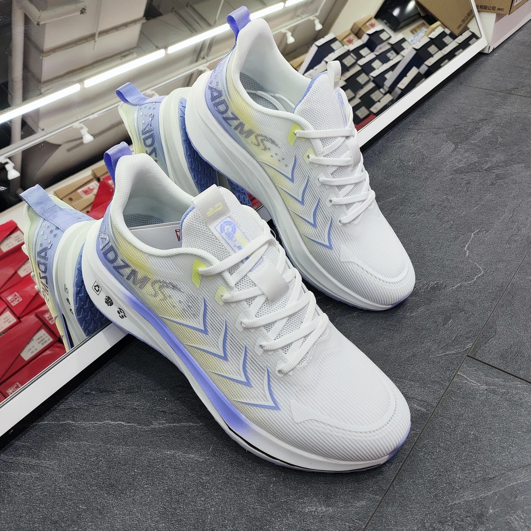 特大码45-48跑步鞋夏季系带运动鞋加肥加大加宽男鞋厚底超轻耐磨