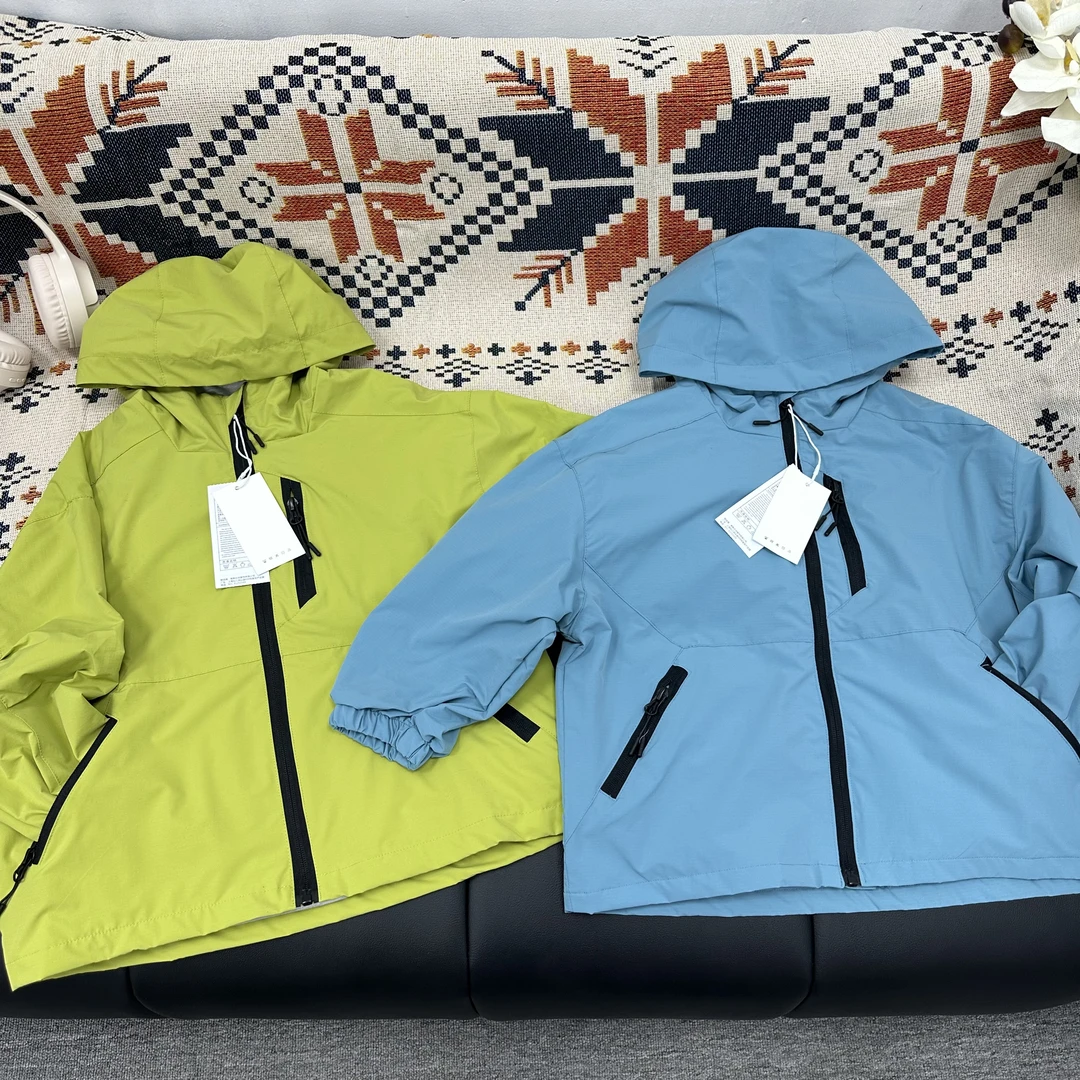 #J男童外套春款2025男孩户外休闲儿童装连帽拉链防水夹克潮