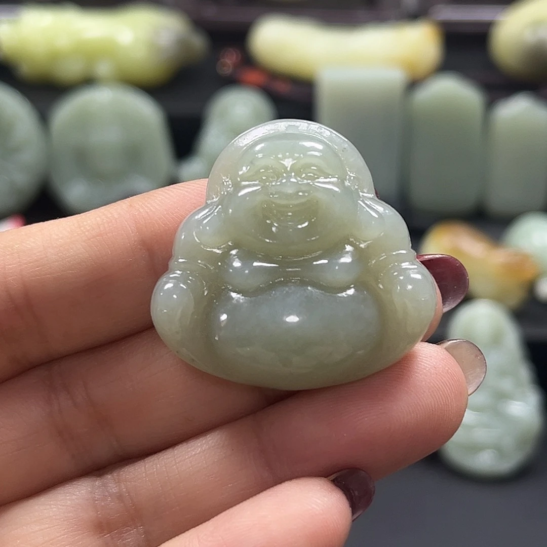 和田玉（青白玉）未镶嵌吊坠(不含链)