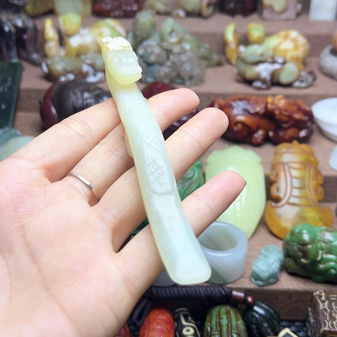 白玉菩提吊坠44。。