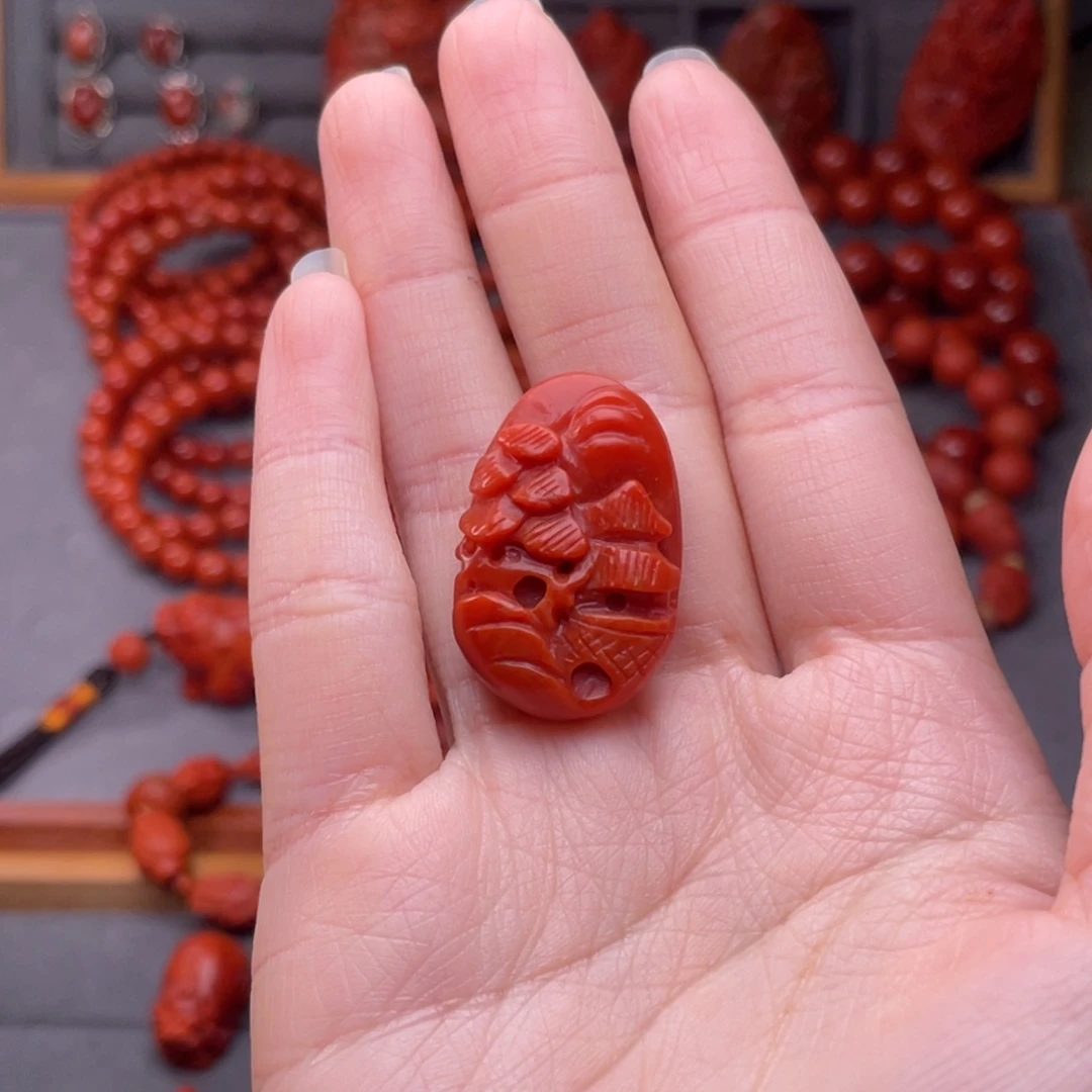 南红玛瑙未镶嵌配饰