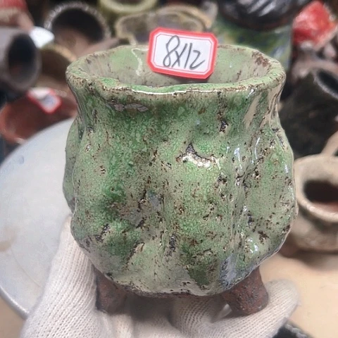 粗陶花盆手工花盆制作