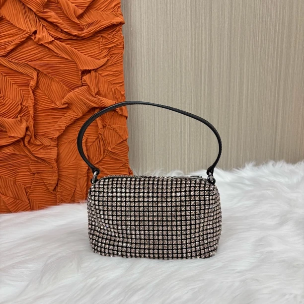 99新  亚历山大王粉钻水钻手提包/带钻镶钻