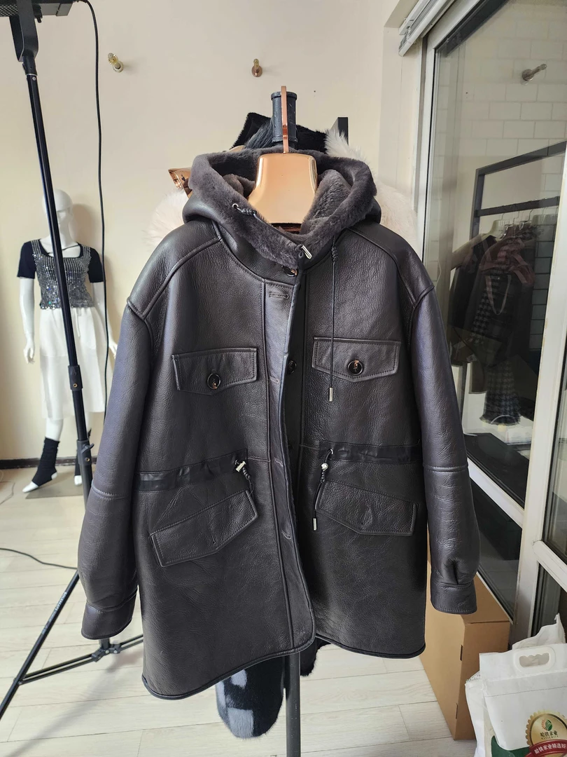 高端皮草 大码女貂