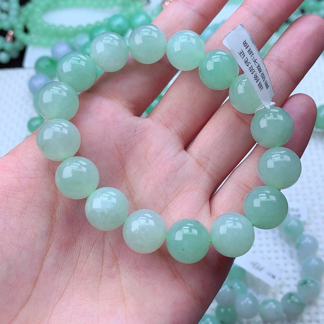 翡翠未镶嵌毛衣链