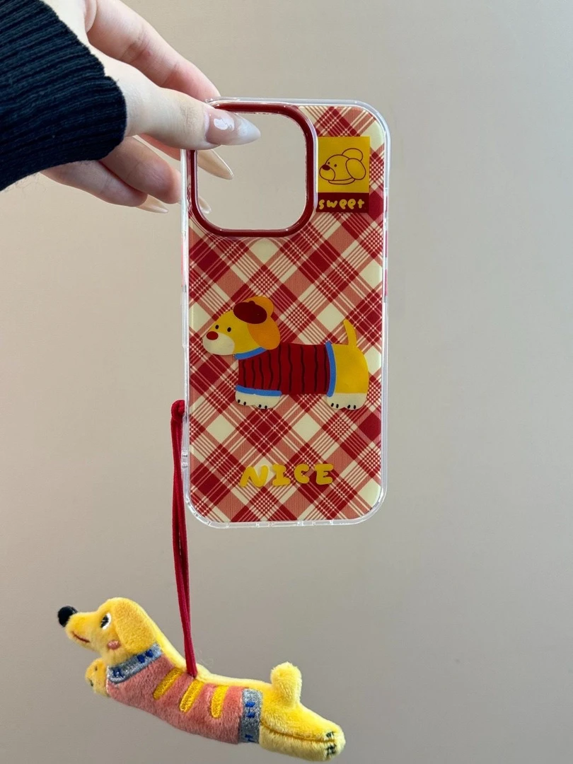 腊肠狗适用苹果16/15手机壳iphone13pro12女14小米oppo华为vivo