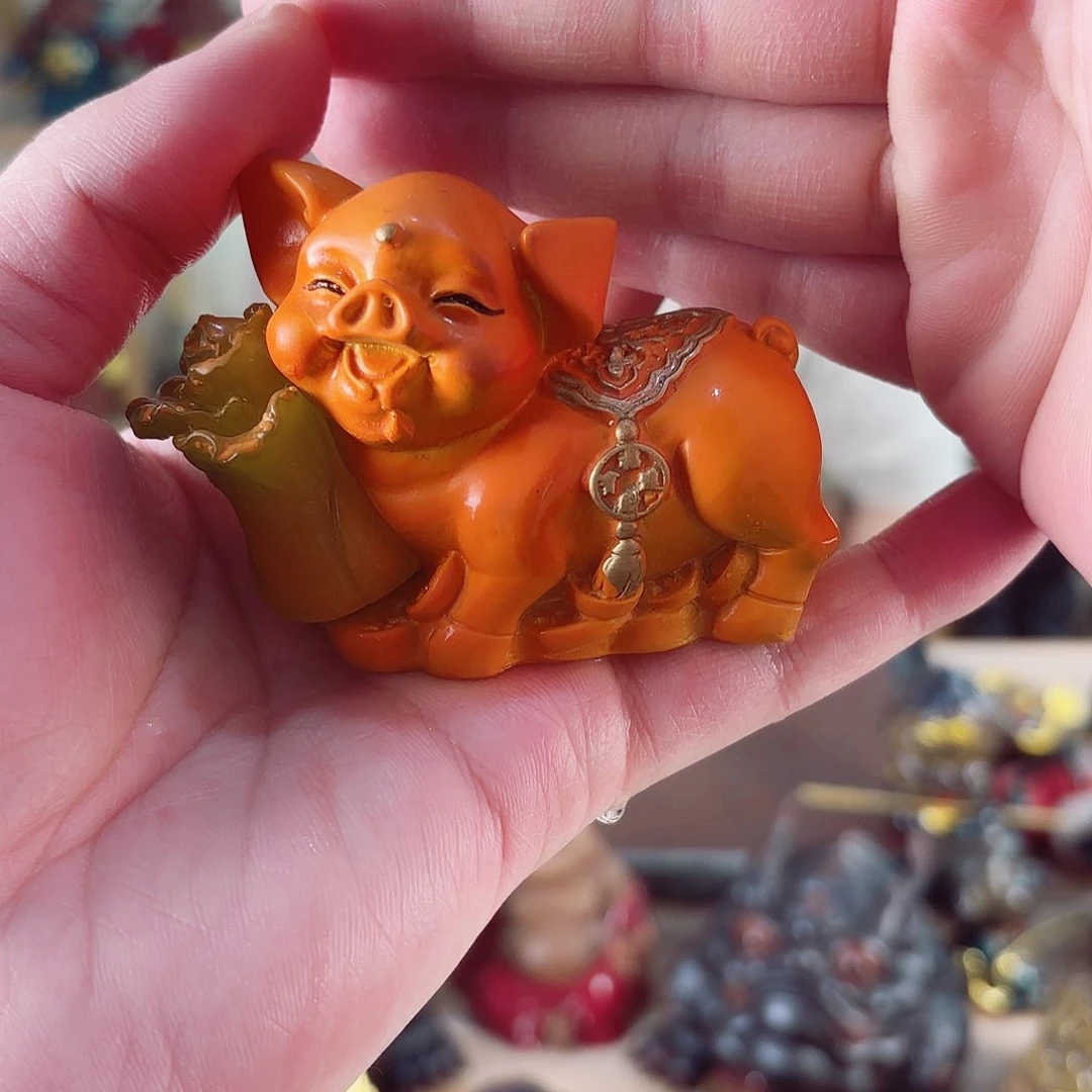 紫砂茶宠紫陶树脂茶宠摆件