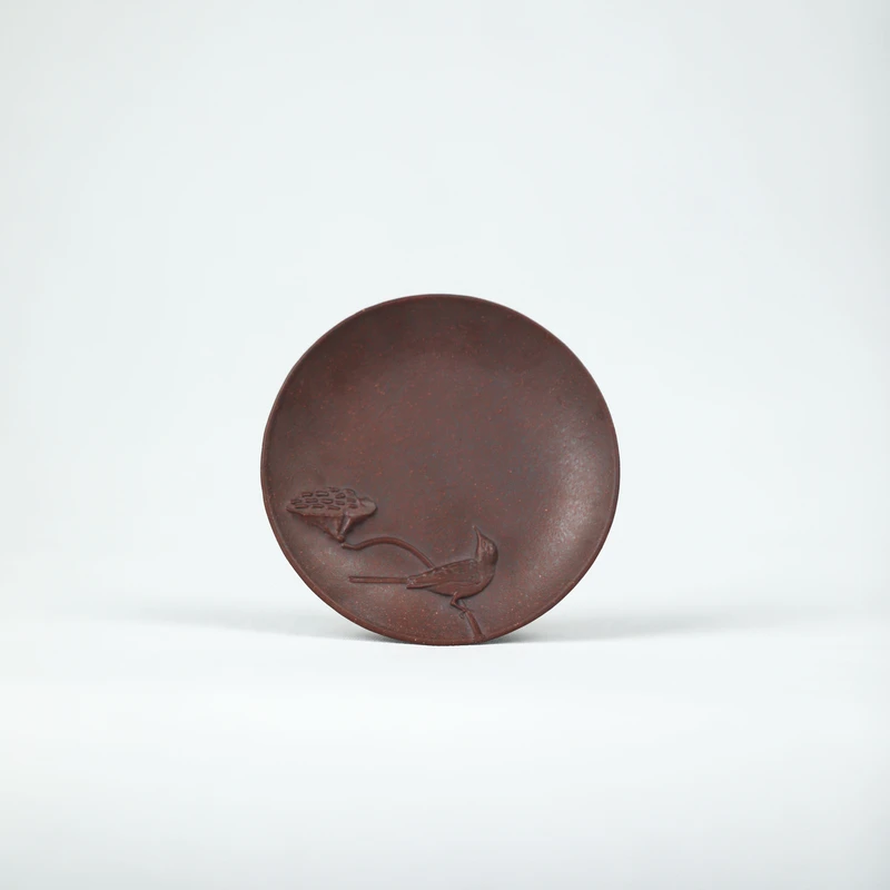 语恬紫砂甄选【小鸟盘 壶承】24085030