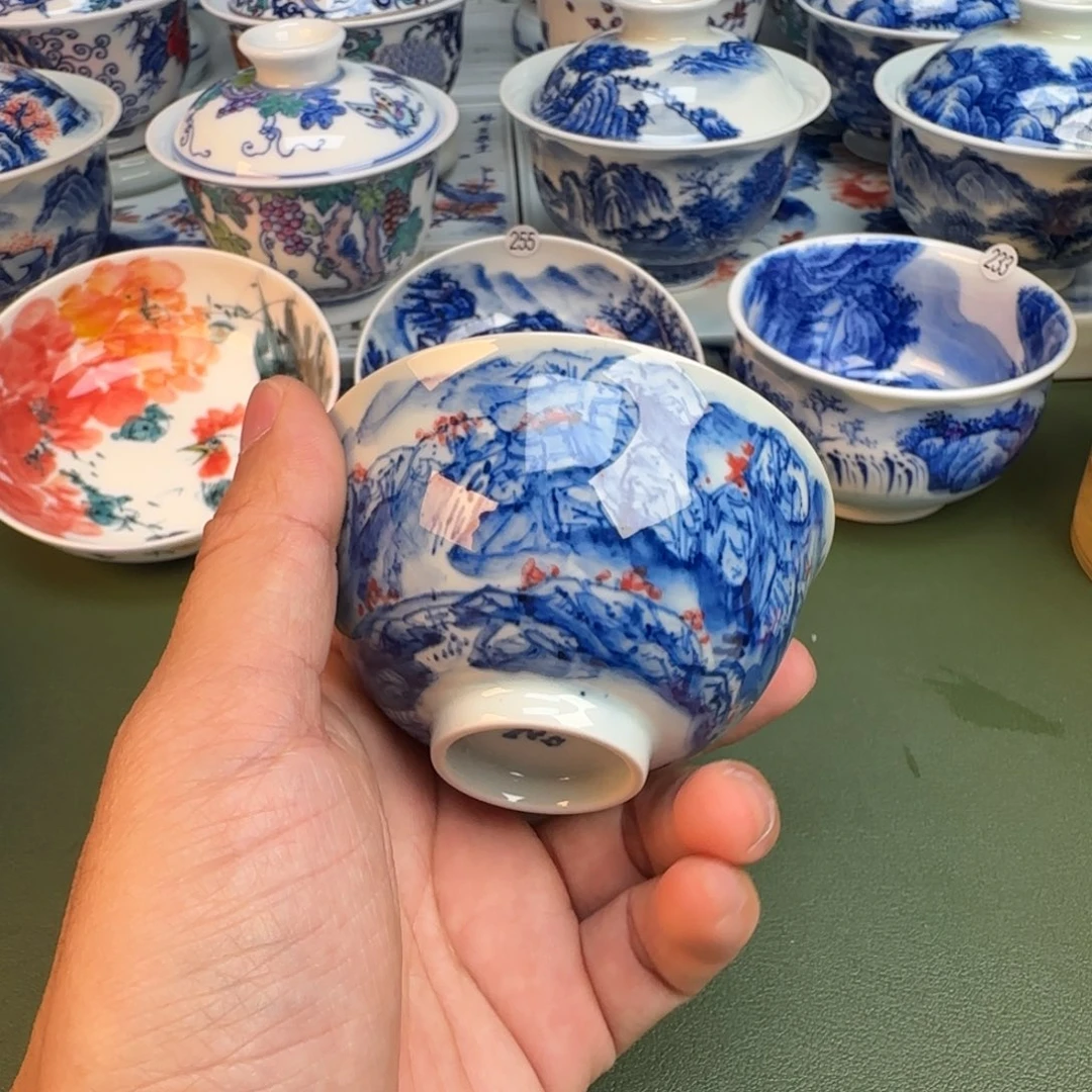 陶纯手工纯手绘茶具258