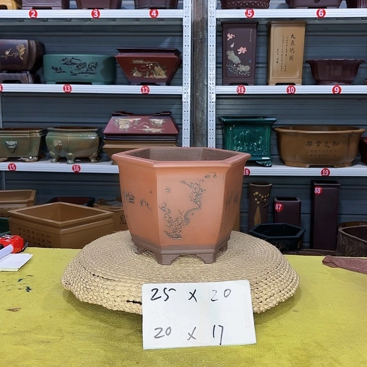 紫砂花盆宜兴紫砂厂