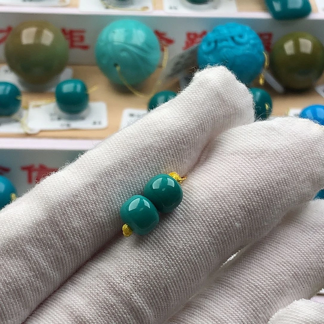 绿松石未镶嵌配饰7.5