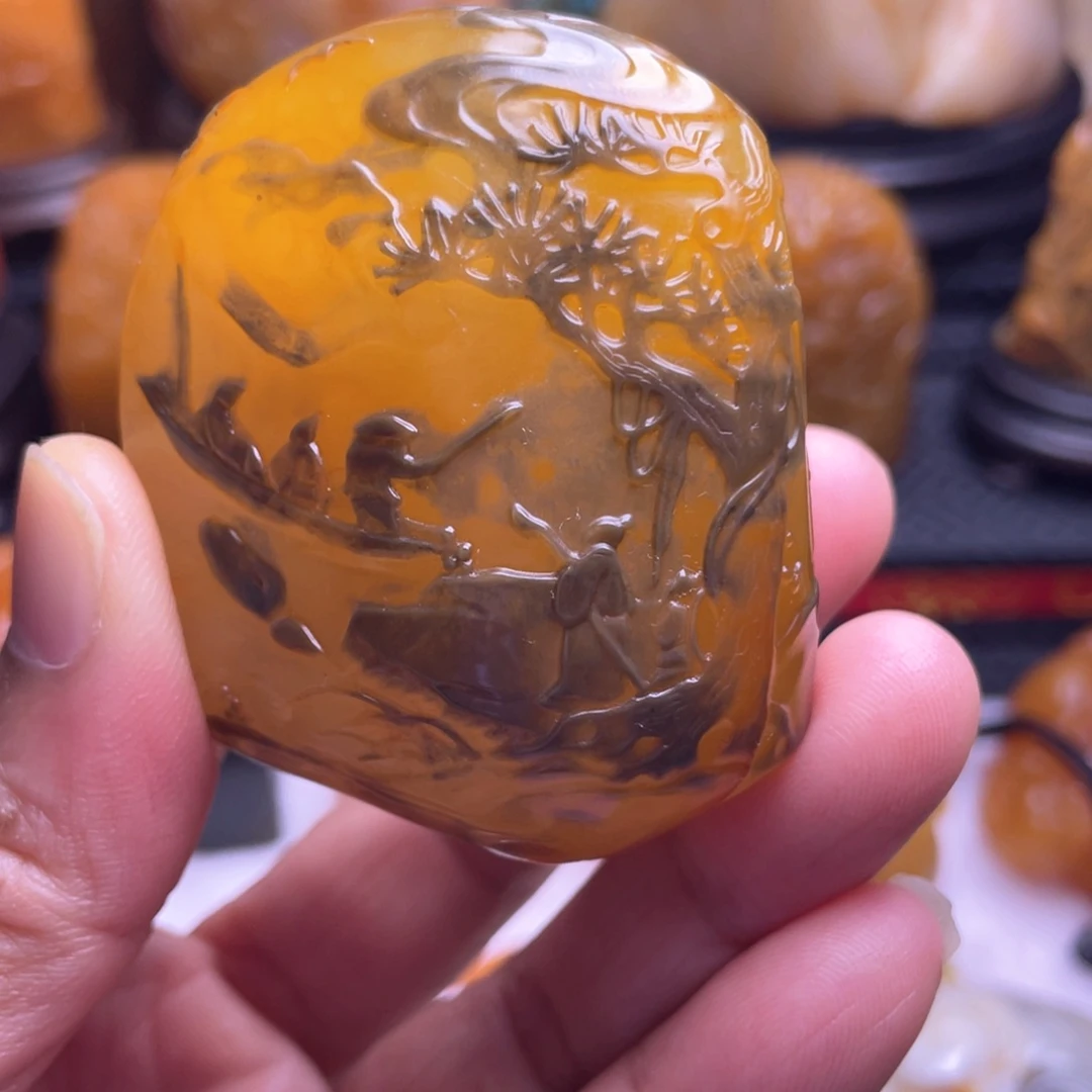 寿山石印石易**人寿山石雕刻艺术设计作品