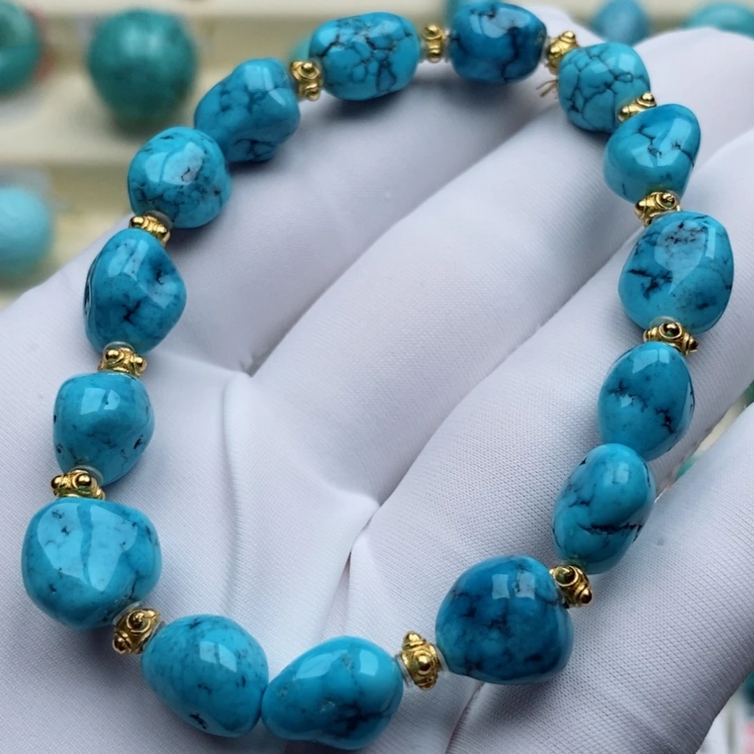 绿松石未镶嵌珠珠