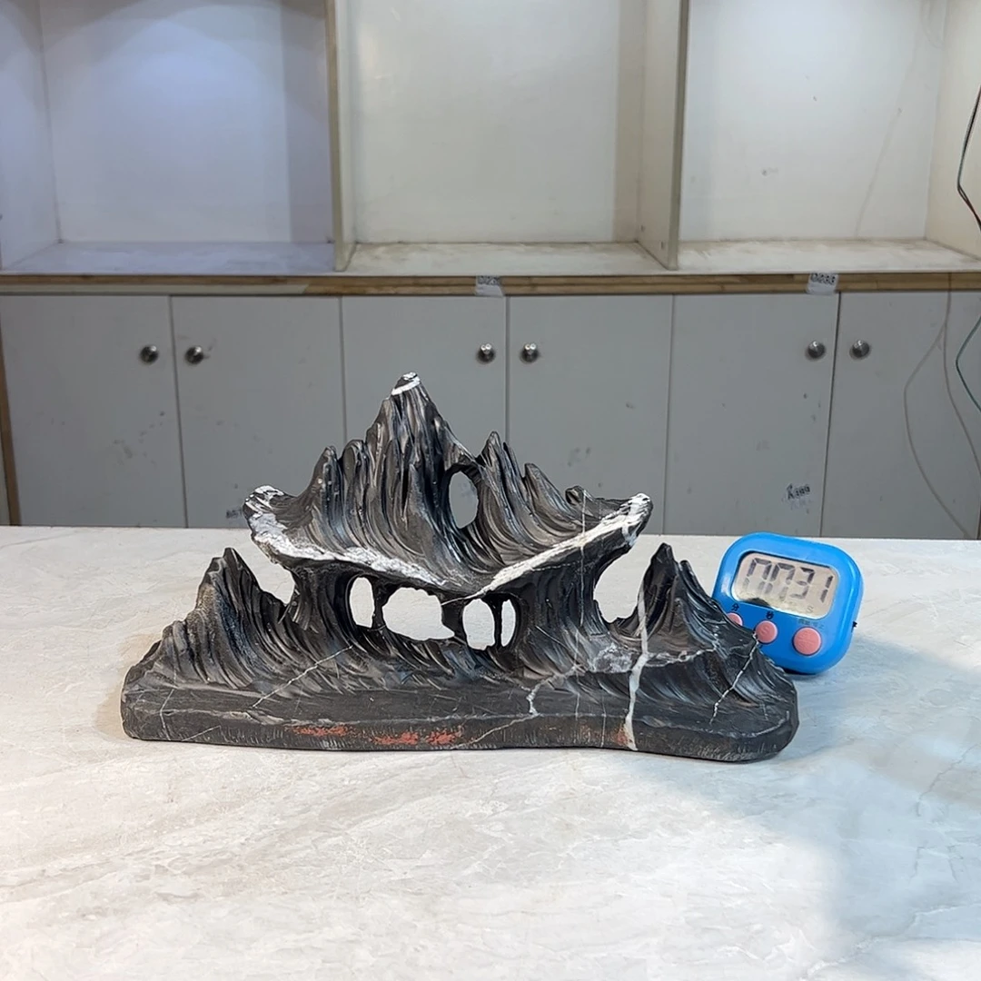 灵璧奇石博览会摆件河****片