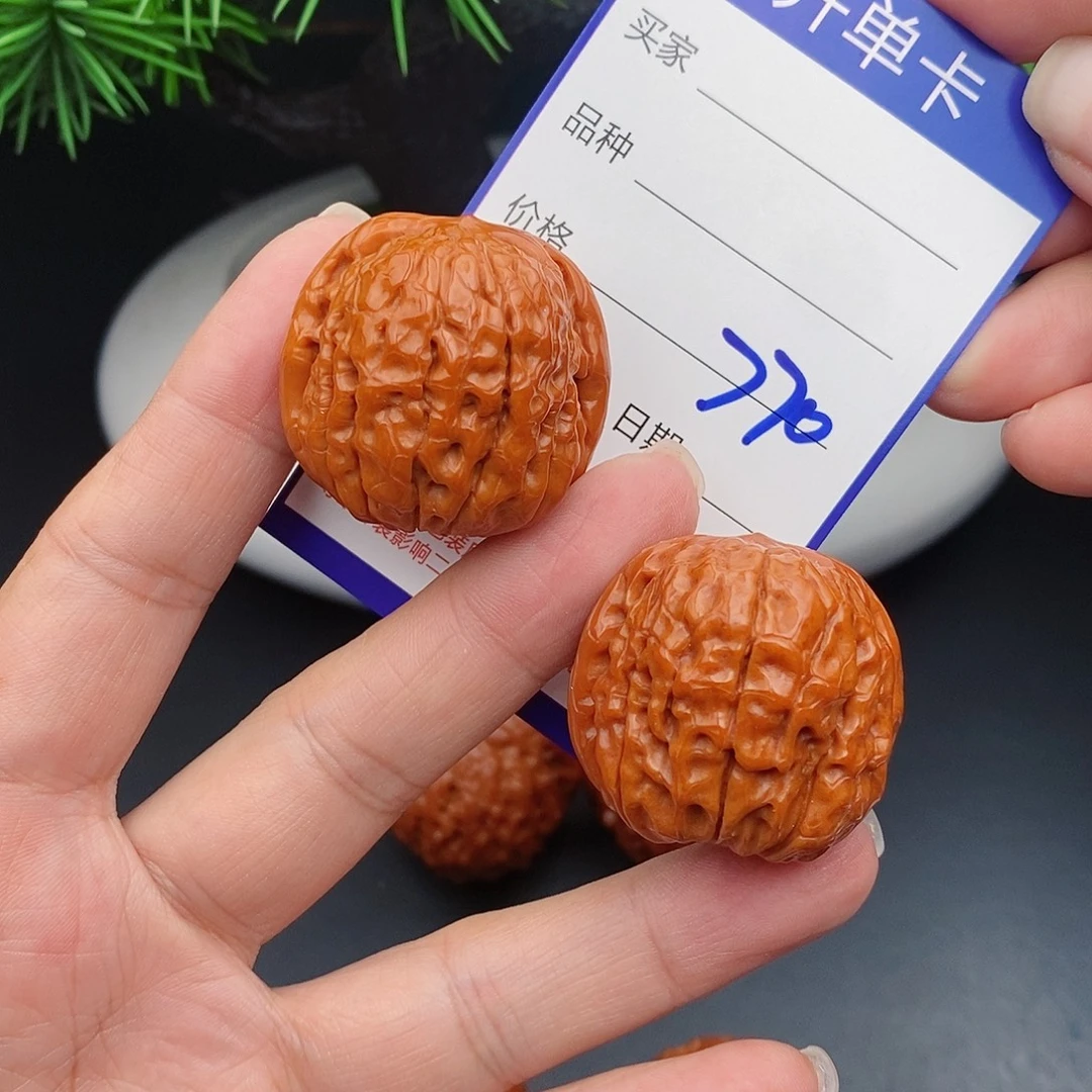 文玩核桃把件34甲骨文770