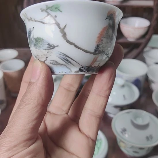 戴玉衡手绘陶瓷艺术杯子