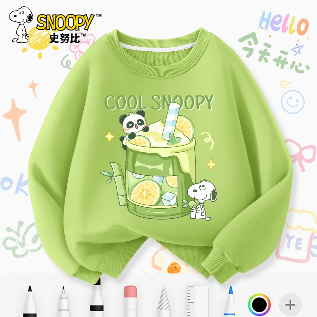 史努比男童卫衣儿童潮牌春装2025新款小男孩爆款潮流上衣春秋童装