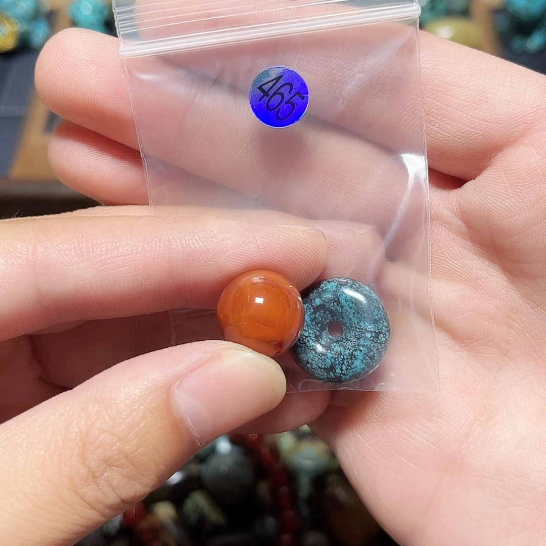 大***细未镶嵌圆珠桶珠老型手串！！玛瑙/玉髓