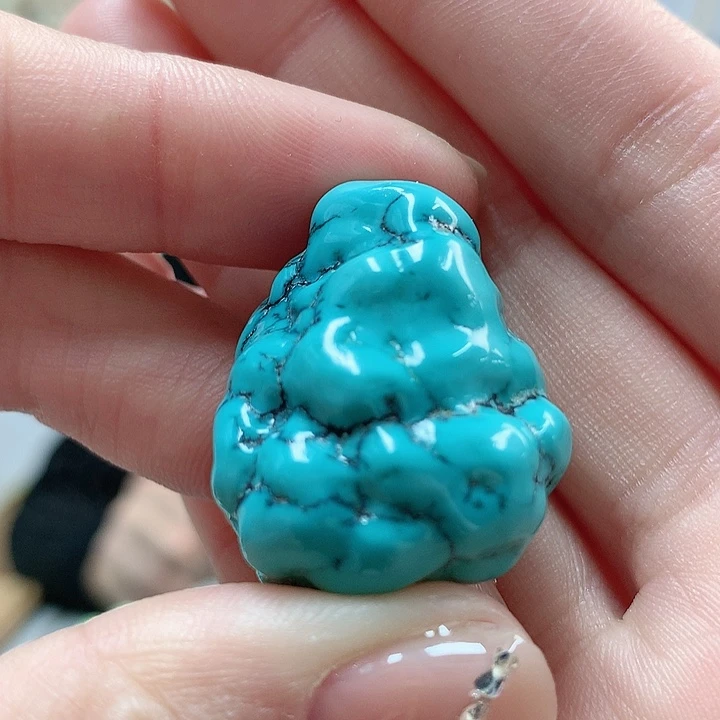 绿松石珠宝奇石未镶嵌