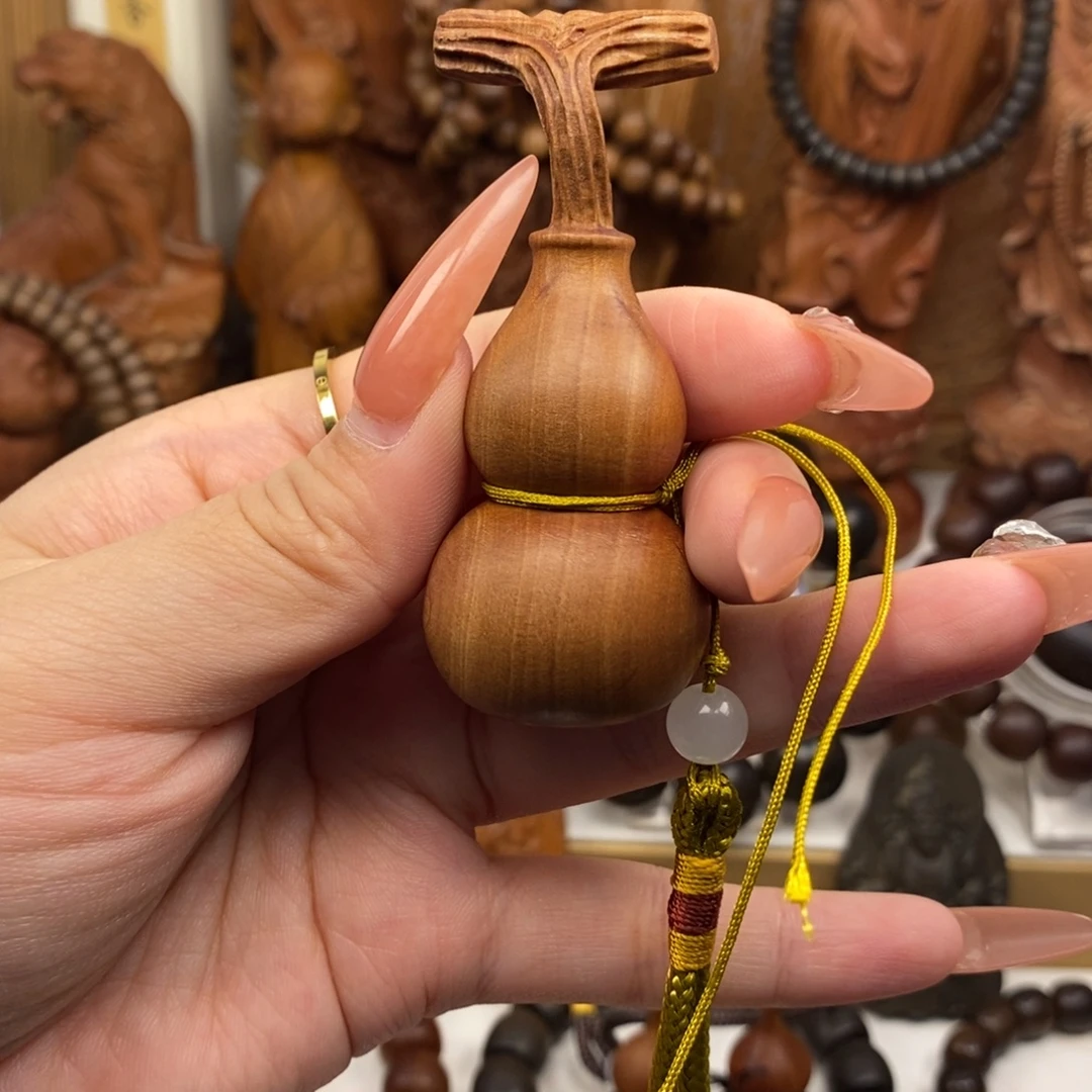 檀香木手串/手链迈索尔老山檀大葫芦奶香，微微瑕