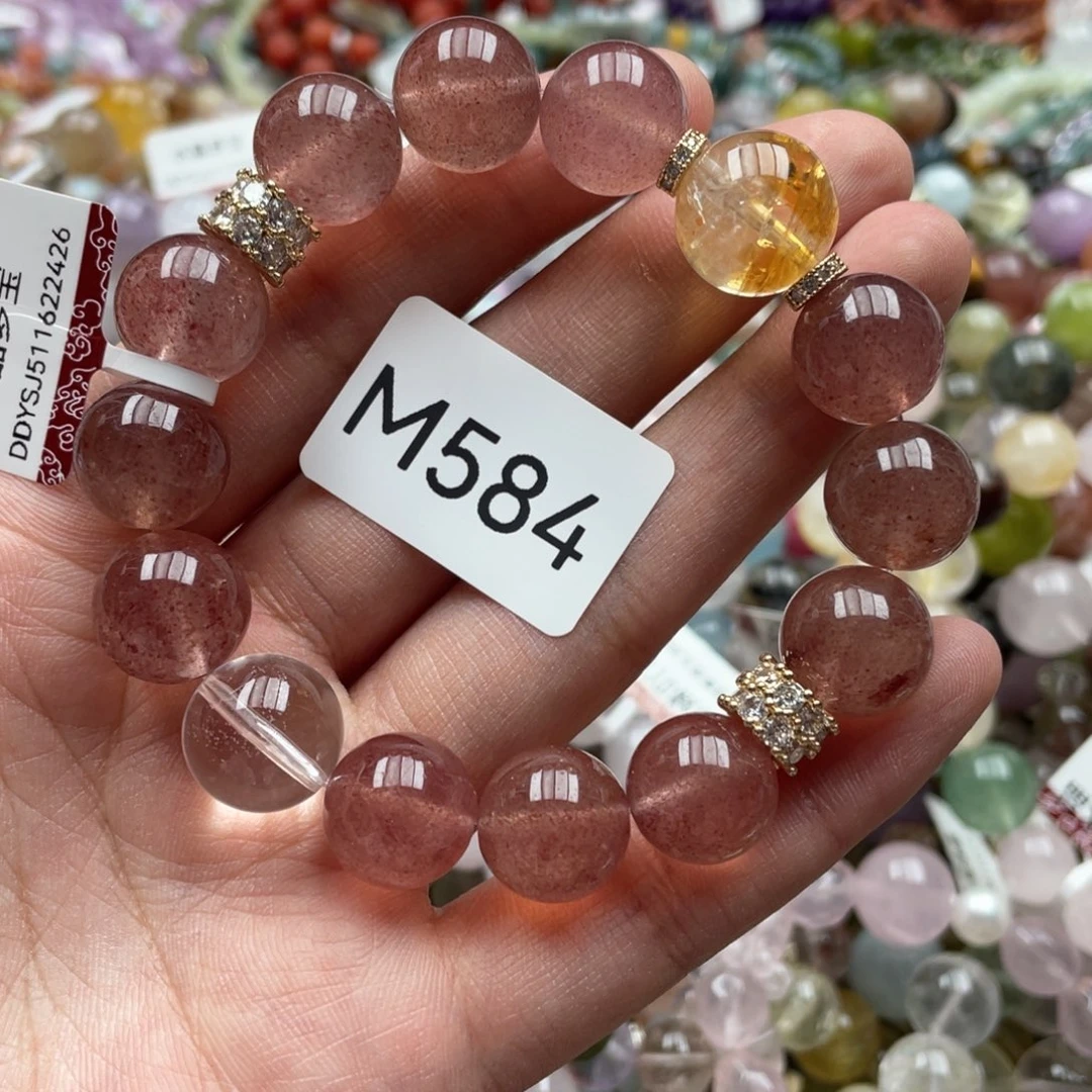 未镶嵌手链水晶多样性