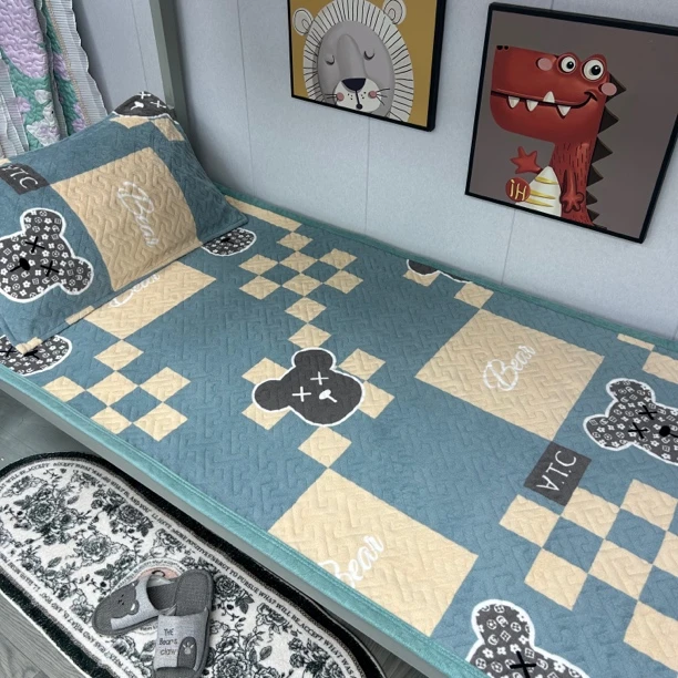 加绒加厚款保暖宿舍单人床专用床盖防滑不跑床 可机洗