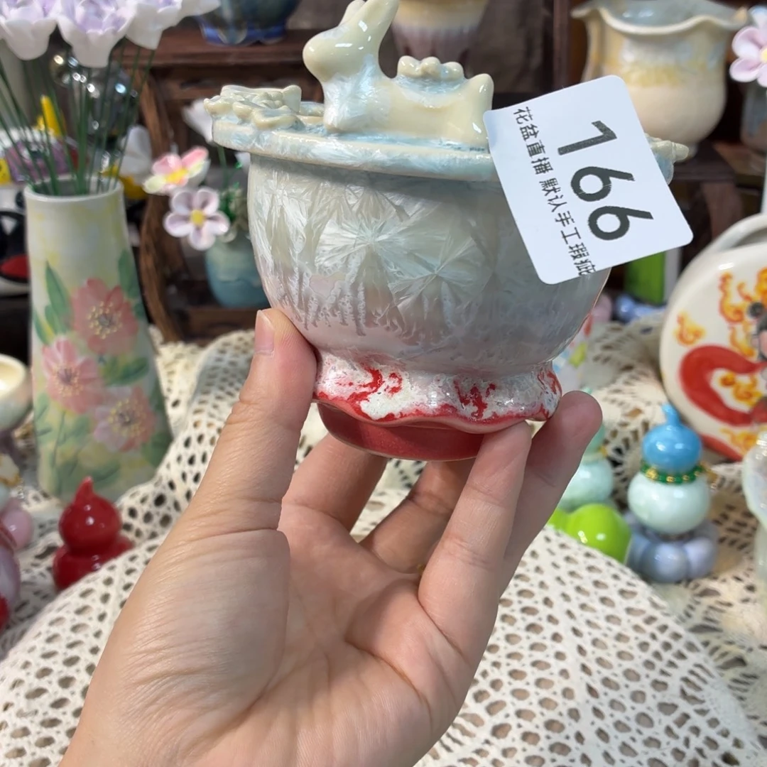 景德镇手工陶瓷花盆