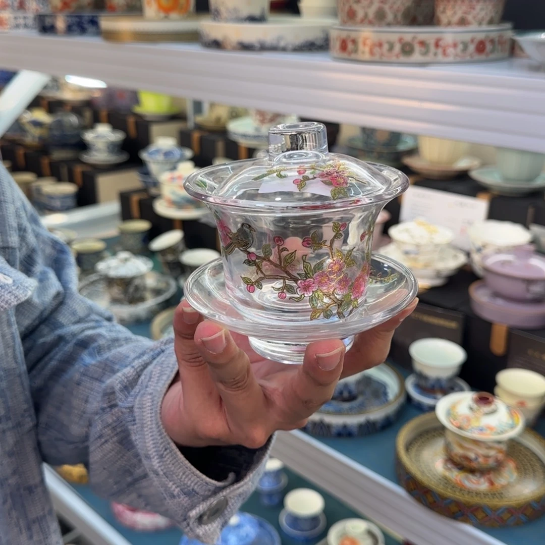 盖碗很好看很精致