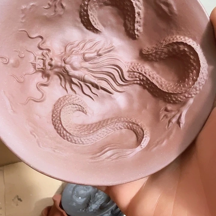 紫砂茶宠张*成雕塑瑕疵茶宠