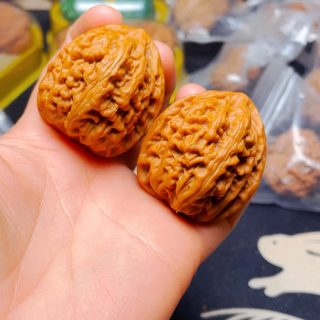 吊坠文玩核桃红锦鲤