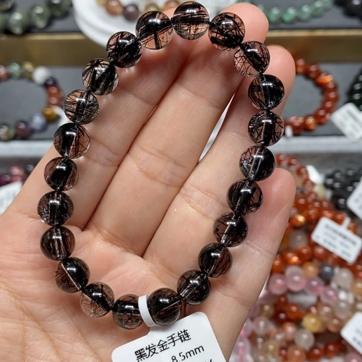 手链水晶未镶嵌黑发晶手链